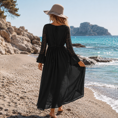 AuraMare Alisia - Copricostume donna Nero