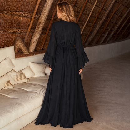AuraMare Amalfi - Copricostume donna Nero