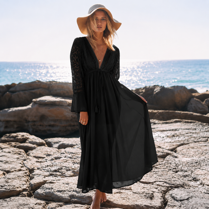 AuraMare Alisia - Copricostume donna Nero
