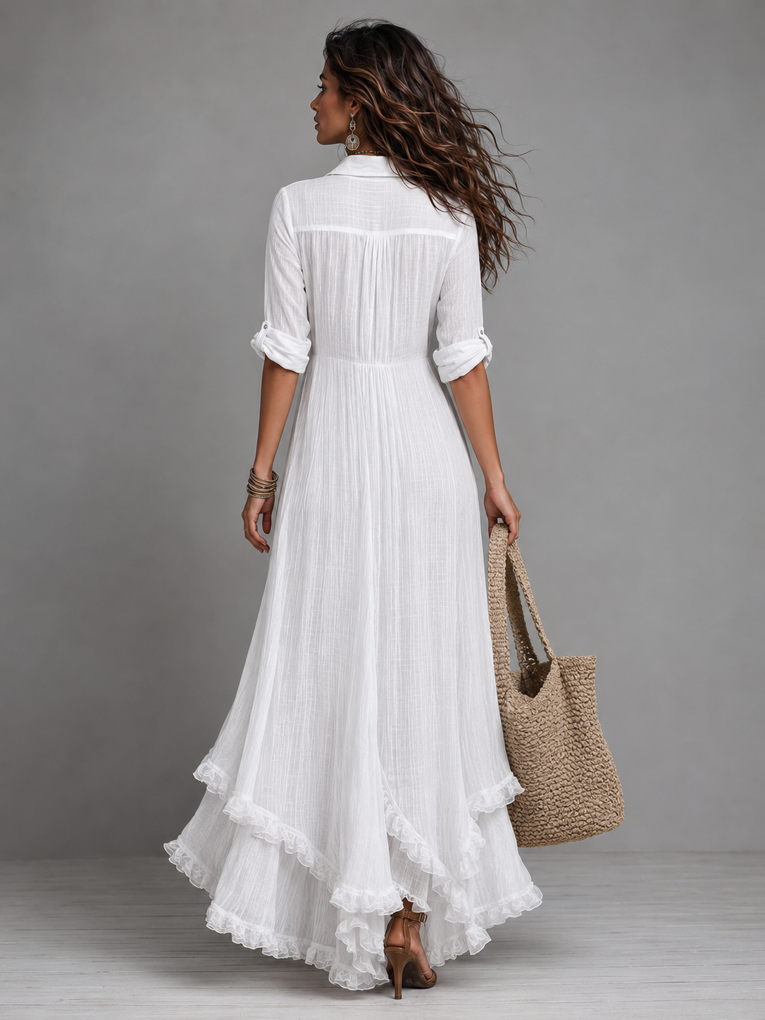 AuraMare Chantilly - Copricostume donna Bianco