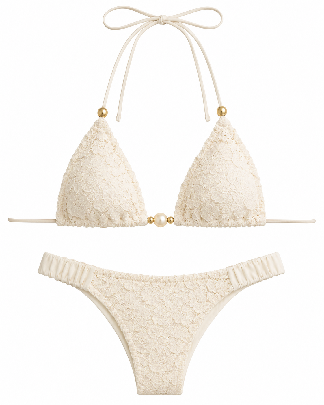 AuraMare Senza Laccetti - Bikini donna Bianco