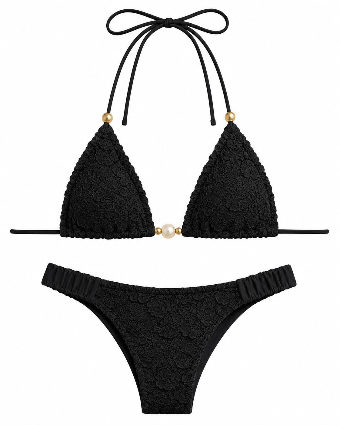 AuraMare Senza Laccetti - Bikini donna Nero