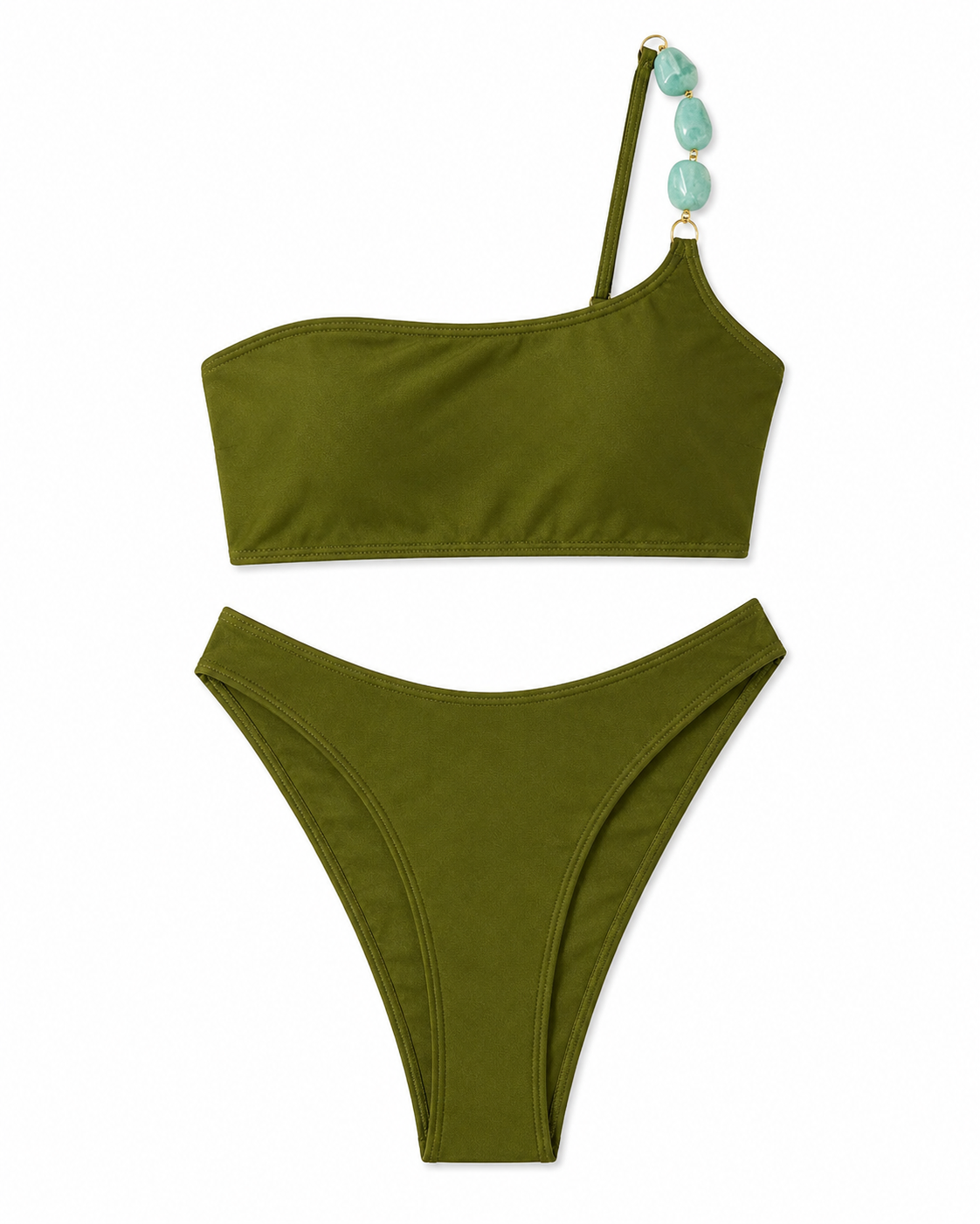 AuraMare Monospalla - Costume donna Verde