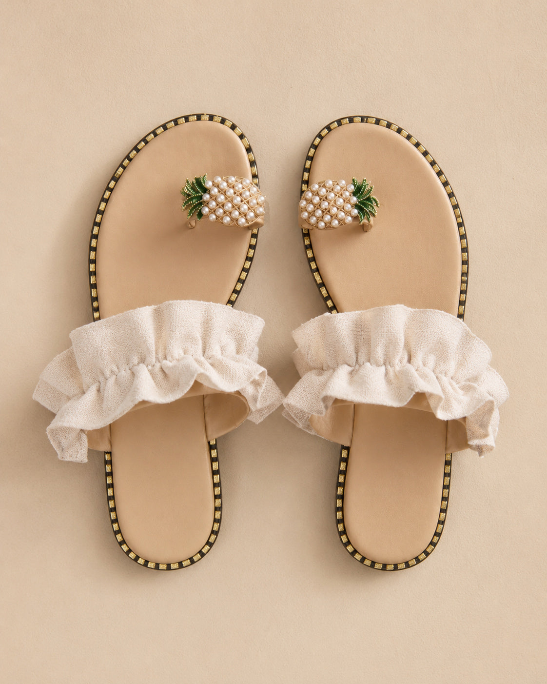 AuraMare Perla - Sandali bassi donna Beige