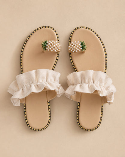AuraMare Perla - Sandali bassi donna Beige