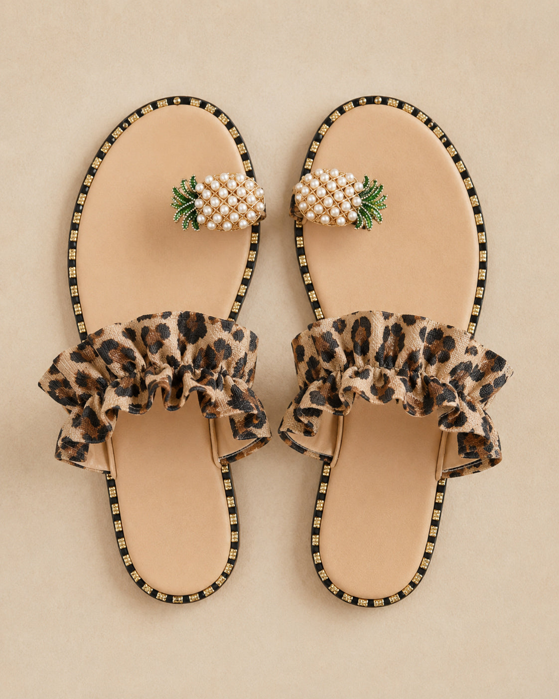 AuraMare Perla - Sandali bassi donna Leopardato