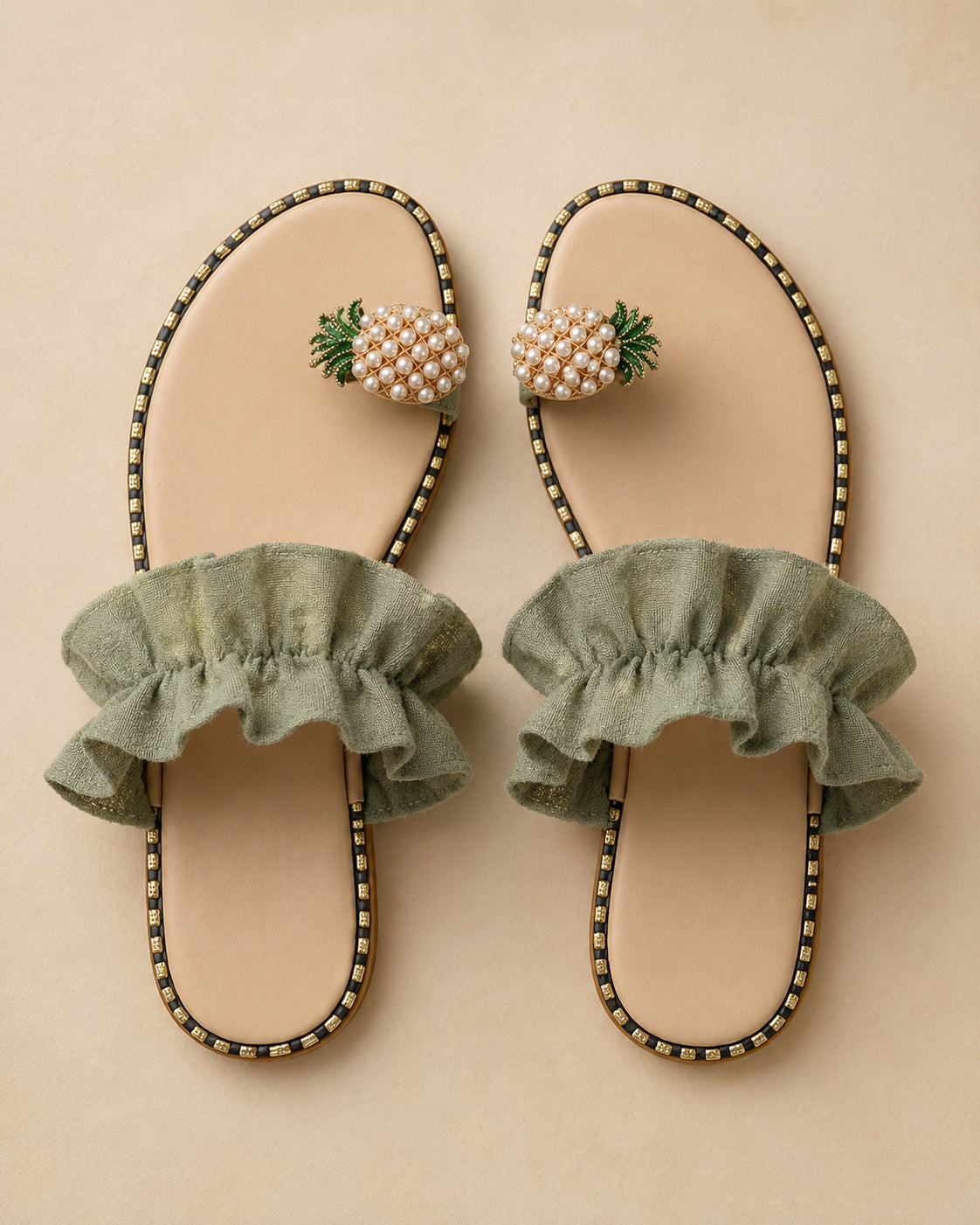 AuraMare Perla - Sandali bassi donna Verde